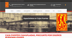 Desktop Screenshot of gogarcajasfuertes.com